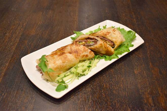 Pan-Fried Beef Wraps 牛肉捲餅